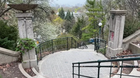 Baldwin Steps, Toronto Canada Stock Footage 308022268