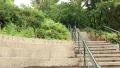 Baldwin Steps Toronto Rainy Day HD Footage