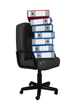 Bale of folders Stock Illustration