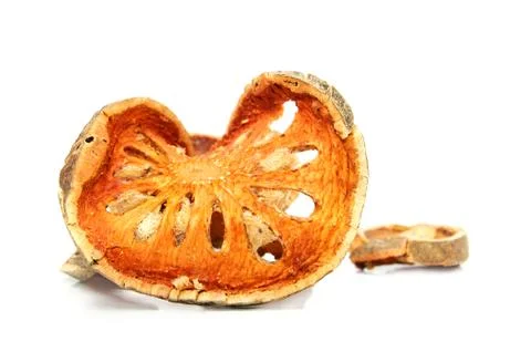 Bale fruit dried tee. isolated on white. Stock Photos