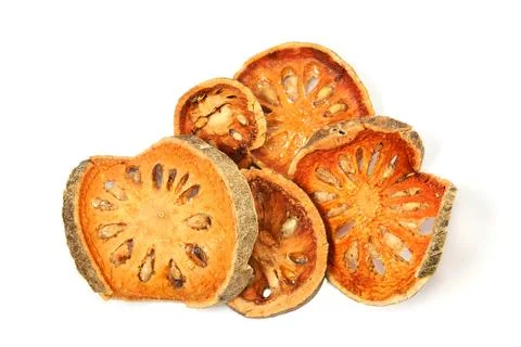 Bale fruit dried tee. isolated on white. Stock Photos