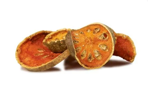 Bale fruit dried tee. isolated on white. Stock Photos