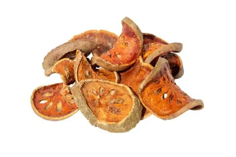 Bale Fruit dried tee Isolated on white with clipping path stock photo. Stock Photos