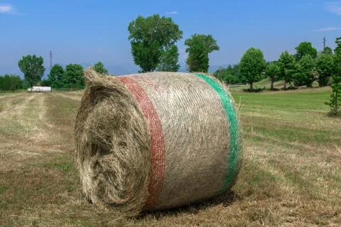 Bale of hay Stock Photos