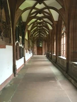 Bale minster cloister Stock Photos