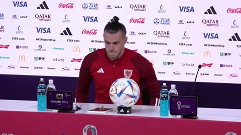 Bale set to lead by example in must win England clash Stock Footage 222782537