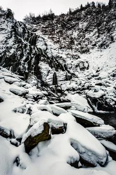 Balea waterfall Stock Photos