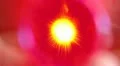Baleful Red Glowing Dragon Eyeball with Brilliant Pupil HD Footage