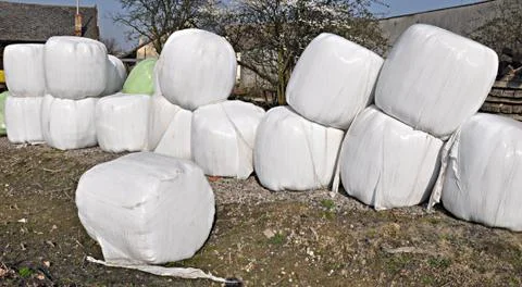 Bales of fodder Stock-Fotos