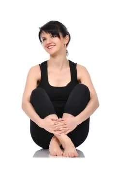 Balet dancer sitting Stock Photos