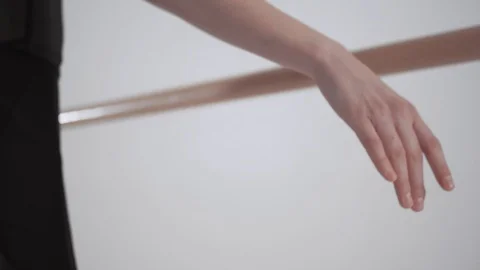 Balett Move Arms Close Up Stock Footage 128077918
