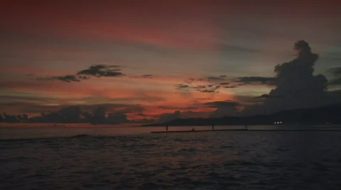 Bali 05 Sunset 1 Stock Footage 515225