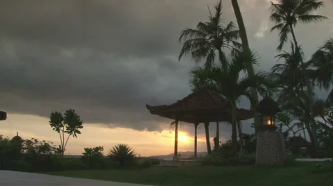 Bali 08 Sunset 4 Stock Footage 515103