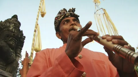 Bali 44 Flute Stock Footage 515806