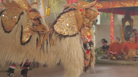 Bali Barong Dance Video stock 11841407