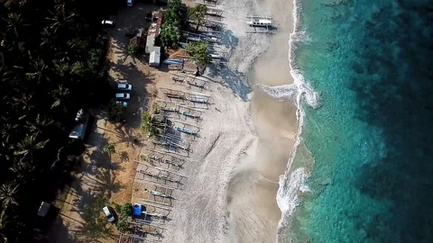 Bali Beach Stock Footage 92720574