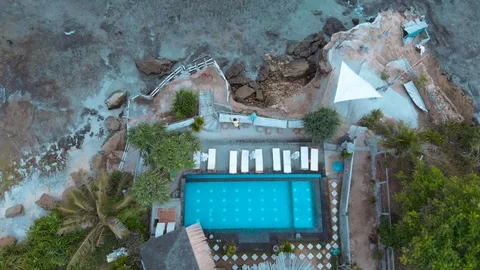 Bali Beach Resort Stock Footage 90122876