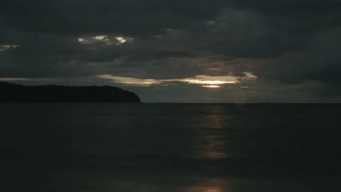 Bali beach sunset timelapse Vídeo Stock 169434334