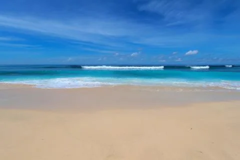 Bali blue beach Stock Photos