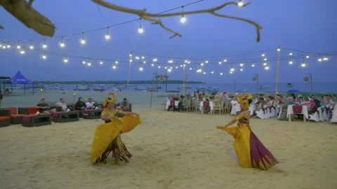 Bali Cendrawasih Dance Stock Footage 235553345
