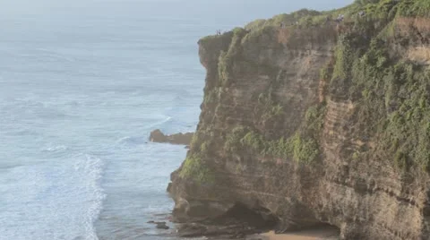 Bali Cliff Stock Footage 22377225