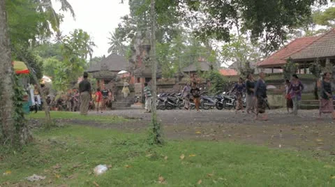 Bali cremation, funeral Video stock 11839987