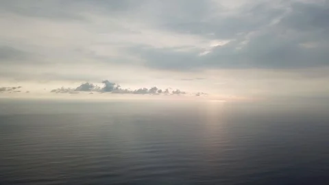 Bali Drone view 4k clouds and horizon Video stock 100602885