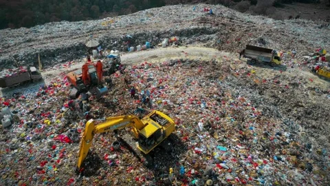 Bali Garbage Recycle Stock Footage 237214910