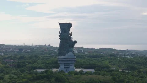 BALI GWK STATUE FACE LEVEL PAN RIGHT LEFT 1:3 Stockbeeldmateriaal 327342719