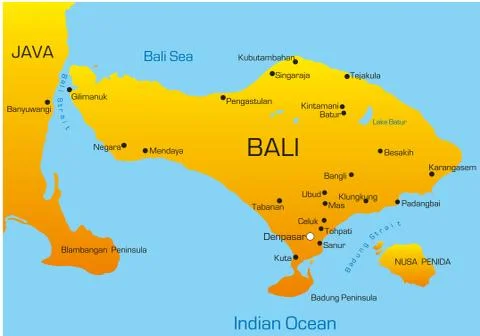 Bali Illustrazione stock