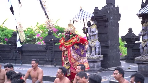 Bali, Indonesia Dramatic Kecak dance scene Stock Footage 302308012