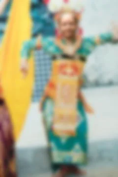 Bali Indonesia Travel theme blur background Foto stock