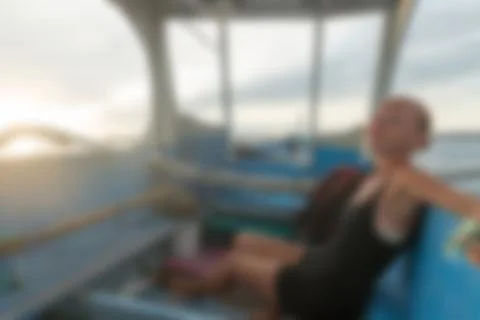 Bali Indonesia Travel theme blur background Stock Photos