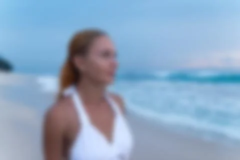 Bali Indonesia Travel theme blur background Stock Photos