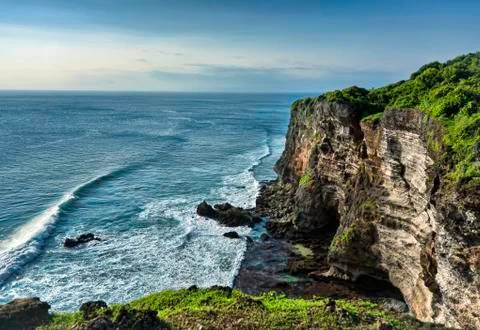 Bali landscape Stock Illustration