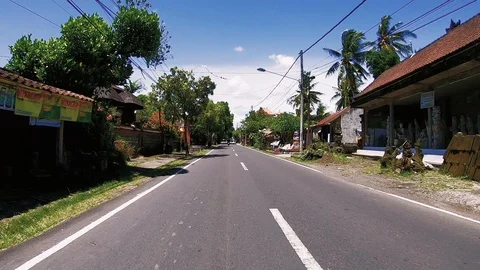 Bali Road Hyperlapse 2 Stock Footage 106080241