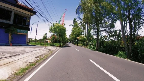 Bali Road Hyperlapse 3 Stock Footage 106080814