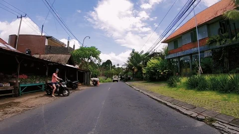 Bali Road Hyperlapse 4 Stock Footage 106081422