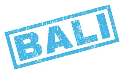 Bali Rubber Stamp Illustrazione stock
