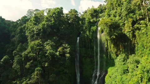Bali Sekumpul waterfall Stock-Footage 245144787