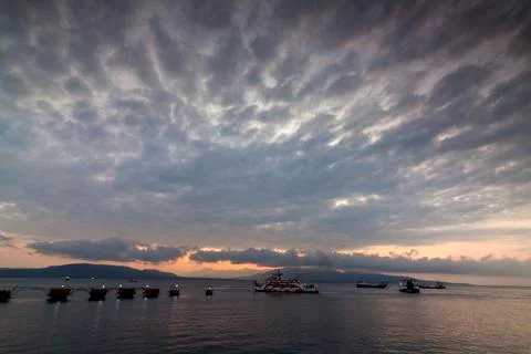 BALI STRAIT Stock Photos