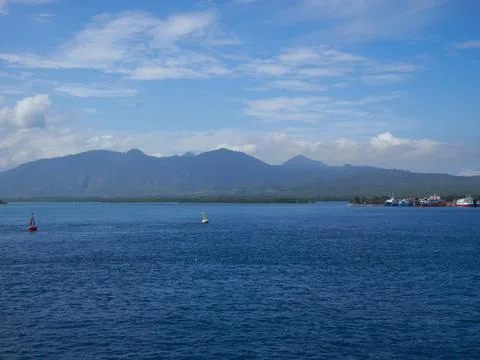 Bali strait Stock Photos