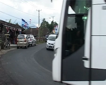 Bali street Stock Footage 7130699