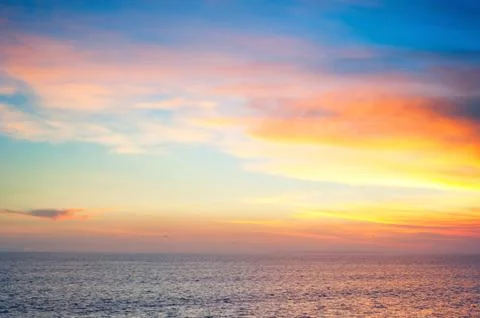 Bali sunset Stock Photos