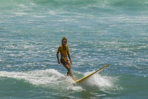 BALI SURFERS Stock Photos