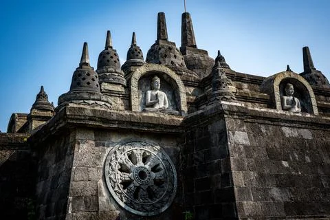 Bali temple based on java temple borobudur Fotos de archivo