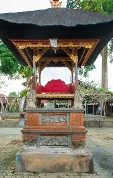 Bali temple complex Stock Photos