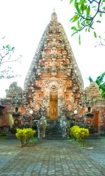 Bali temple complex 스톡 사진