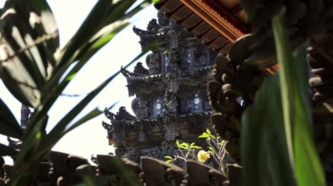 Bali Temple Stock Footage 50384932