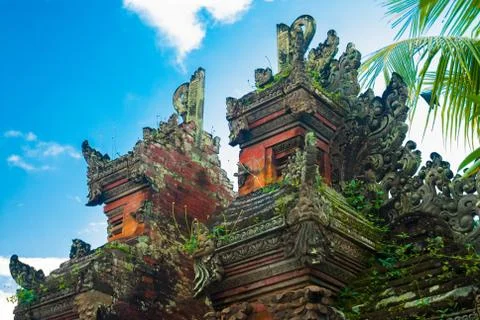 Bali temple gate Stock Photos